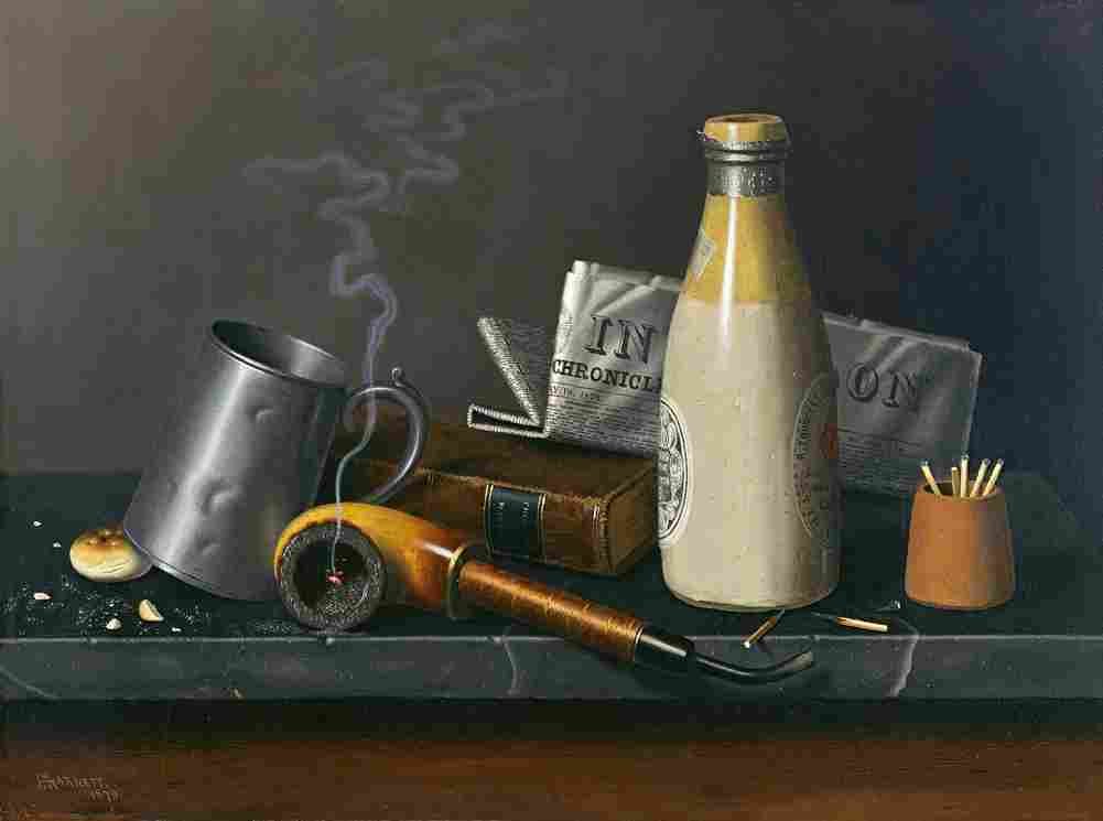 harnett materials for a leisure hour Art A4 Photo Print