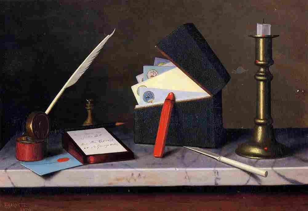 harnett secretary s table Art A4 Photo Print