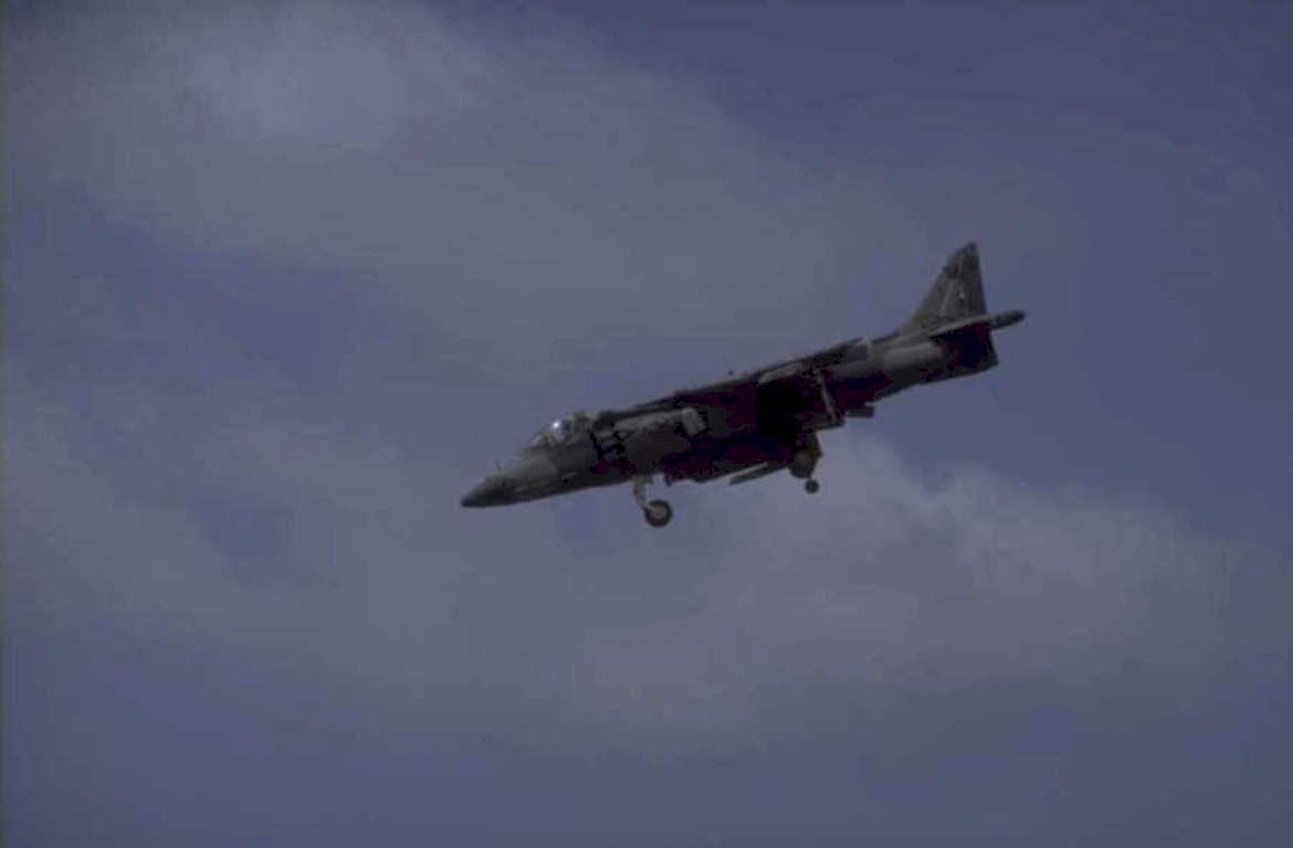 harrier jump jet 1980s 1990s A4 Photo Print