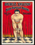 harry houdini Advert A4 Photo Print
