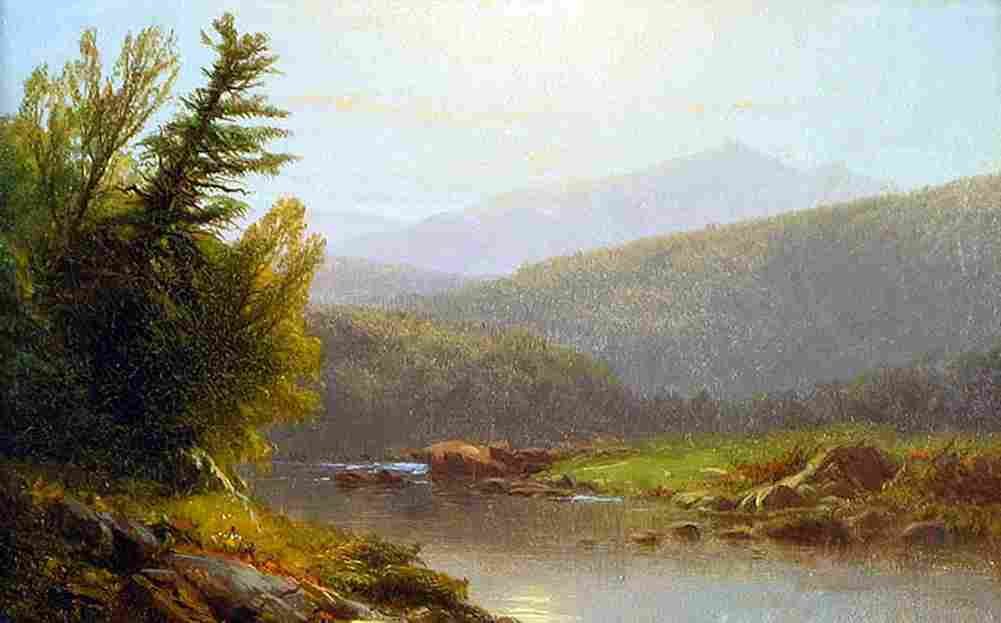 hart william The Rivulet Art A4 Photo Print