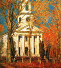 hass Church at Old Lyme Art A4 Photo Print