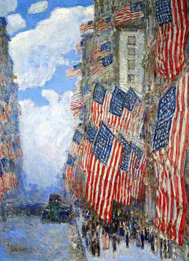 hass Fourth of July Art A4 Photo Print