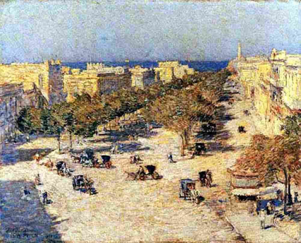 hass Paseo del Prado Art A4 Photo Print