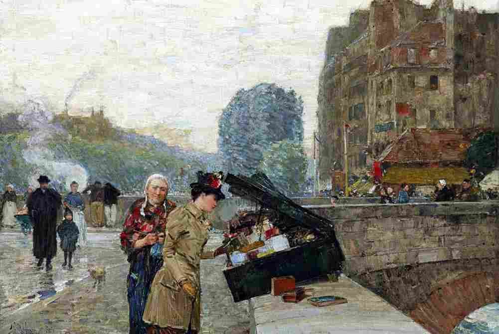hass The Quai Saint Michel Art A4 Photo Print