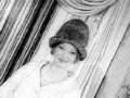 hat portrait woman1980s 1990s A4 Photo Print