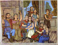 hatzimihail theophilos emperor eudoxia symposium Art A4 Photo Print