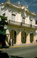 havana building facade Vintage A4 Photo Print