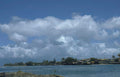 hawaii coast clouds Vintage A4 Photo Print