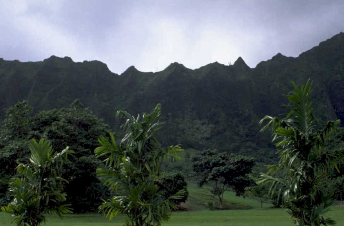 hawaii oahu landscape 1980s 1990s A4 Photo Print