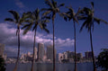 hawaii skyline waikiki 3 1980s 1990s A4 Photo Print