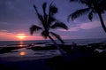 hawaii sunset beach 1980s 1990s A4 Photo Print