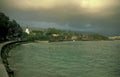hawaii sunset beach Vintage A4 Photo Print