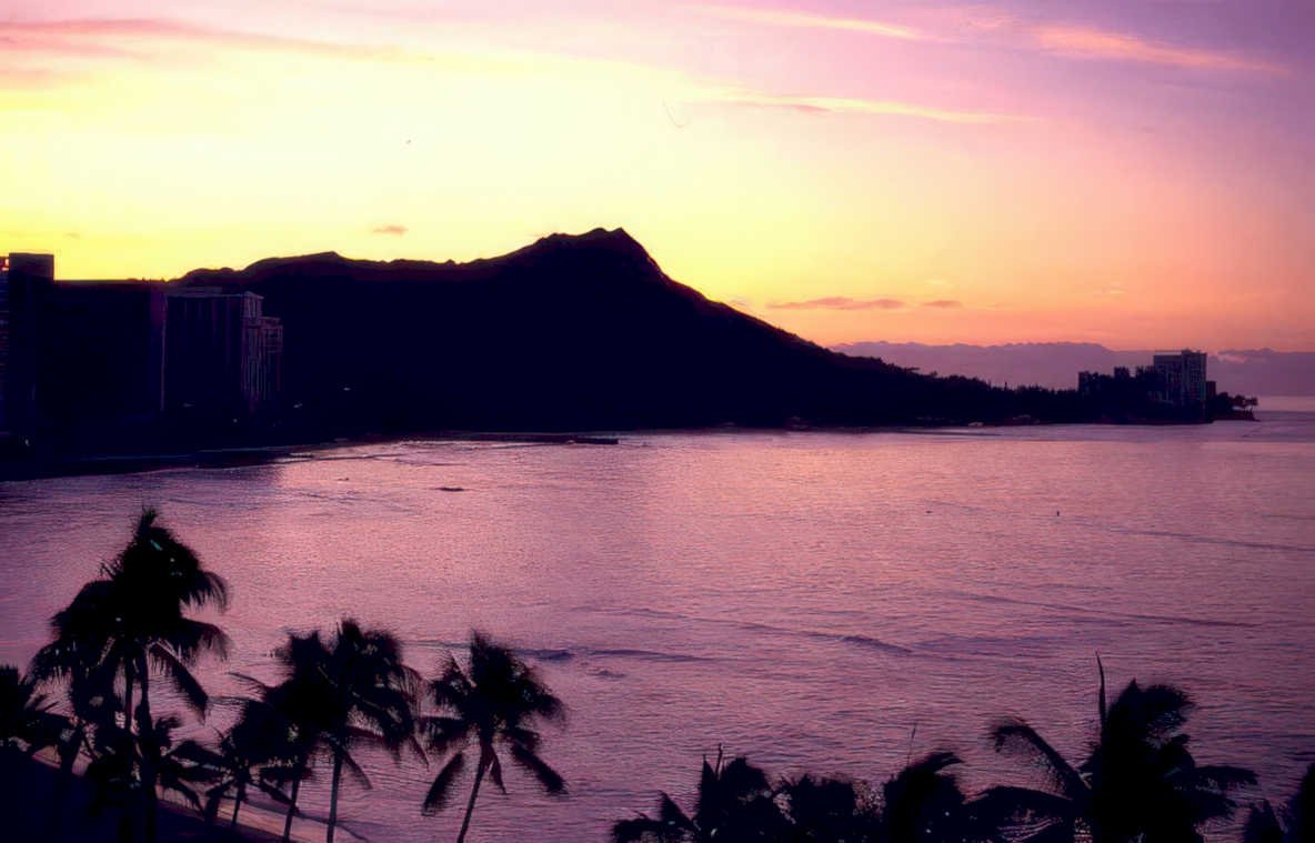 hawaii sunset waikiki GIGA 2