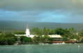 hawaii temple kailua Vintage A4 Photo Print
