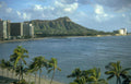 hawaii waikiki beach 2 Vintage A4 Photo Print
