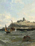 hay Vale Castle Guernsey Art A4 Photo Print