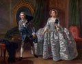 hayman David Garrick and Mrs Pritchard in Benjamin Hoadleys The Suspicious Husband Art A4 Photo Print