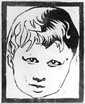 head of a child mc escher 1916 A4 Photo Print