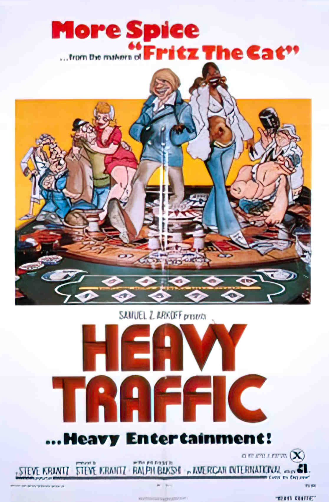 heavy traffic us 1sh Advert A4 Photo Print