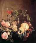 heem A Still Life with Flowers and Fruit Art A4 Photo Print