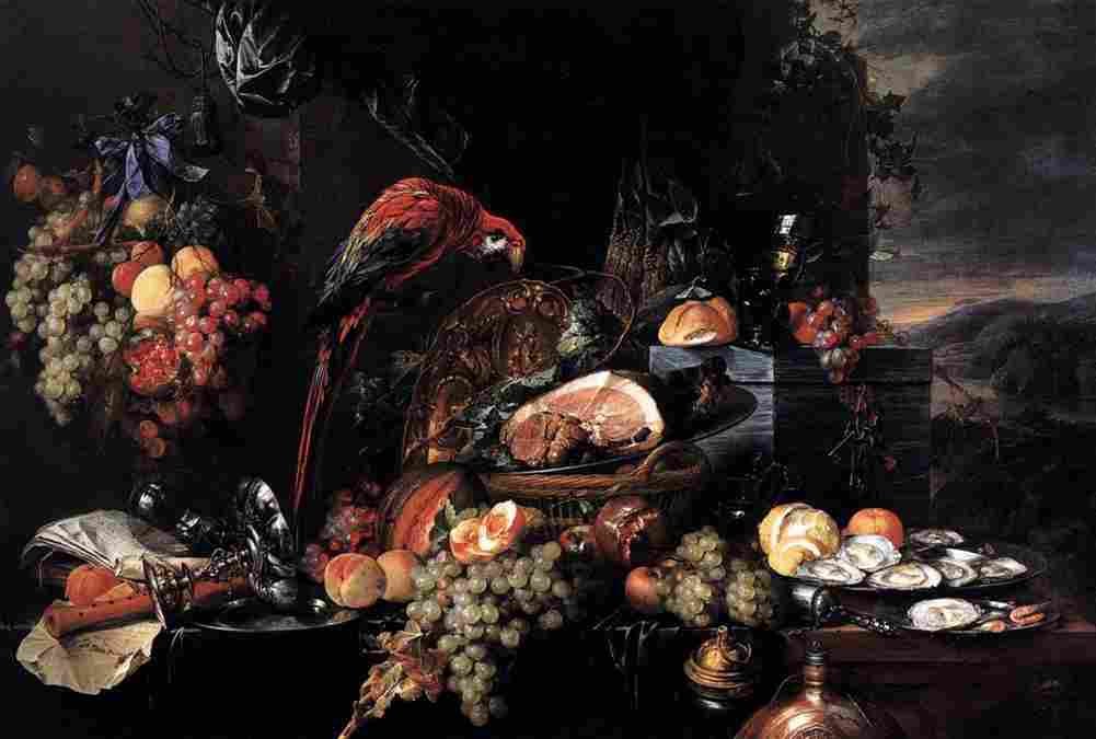 heem Banquet Piece Art A4 Photo Print