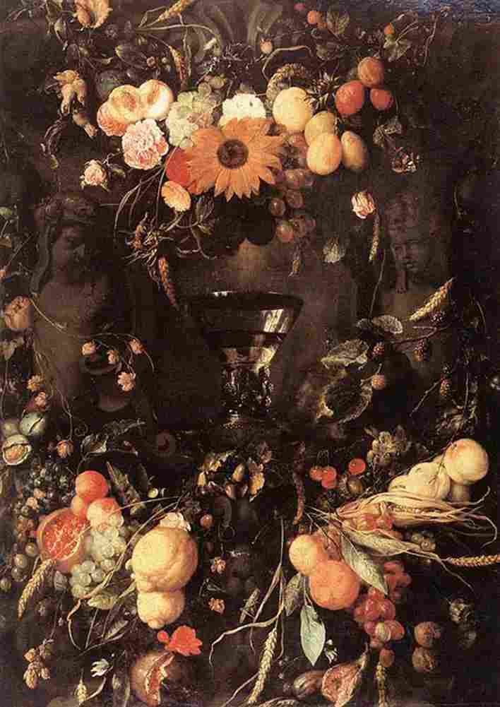 heem Fruit and Flower Still Life Art A4 Photo Print