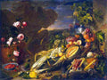 heem Fruit and a Vase of Flowers Art A4 Photo Print