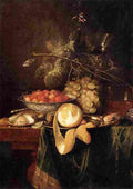 heem Still Life with a Peeled Lemon Art A4 Photo Print