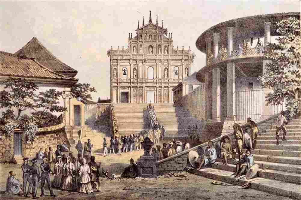 heine Jesuit Convent Macao Art A4 Photo Print