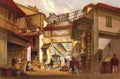 heine Old China Street in Canton Art A4 Photo Print