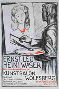 heini waser ernst leu kunstsalon wolfsberg zuerich 1948 4 Advert A4 Photo Print