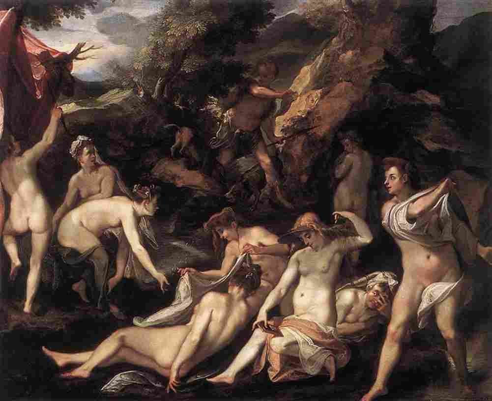 heintz Diana and Actaeon Art A4 Photo Print