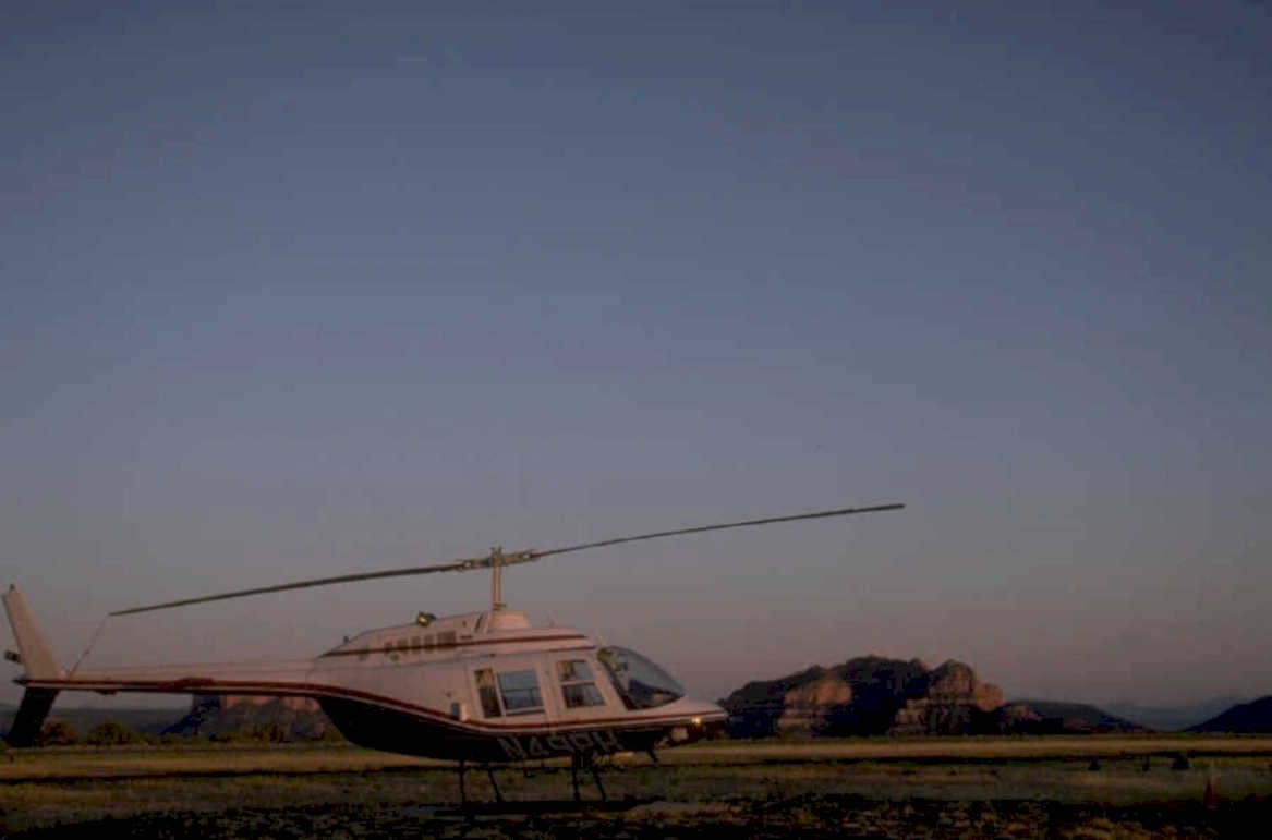 helicopter bell 206 1980s 1990s A4 Photo Print