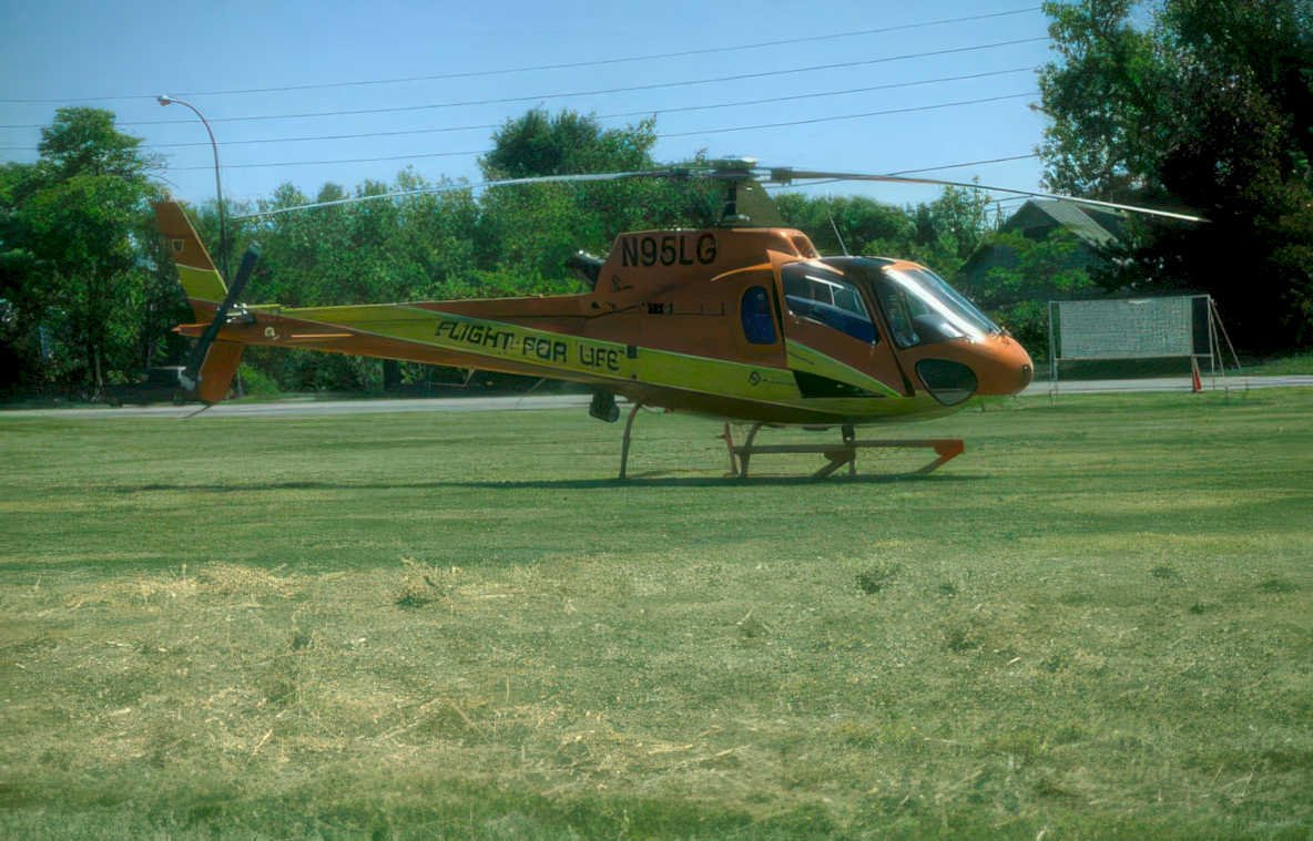 helicopter flight life Vintage A4 Photo Print