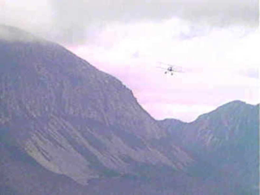 helicopter mountains rocks1980s 1990s A4 Photo Print