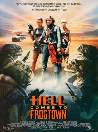 hell comes to frogtown  01 film star poster A4 Photo Print