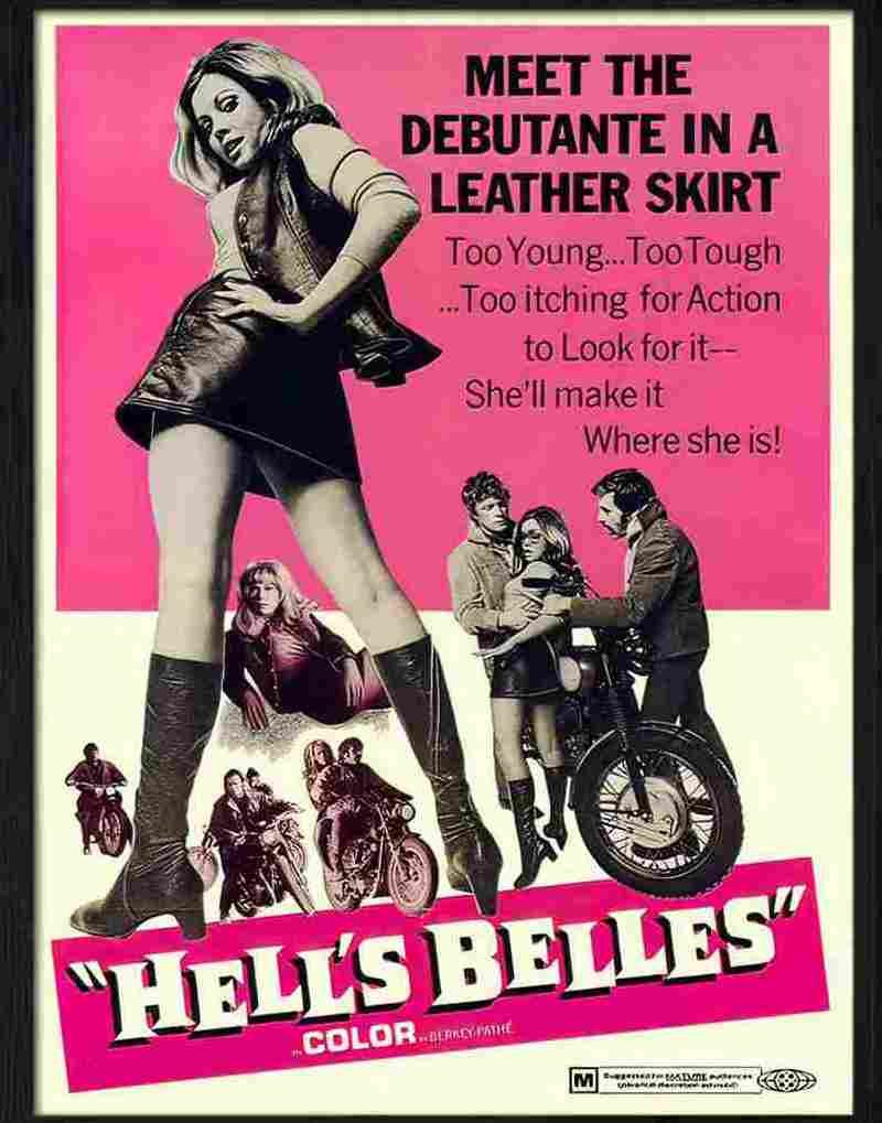 helles belles movie poster 1978 Advert A4 Photo Print