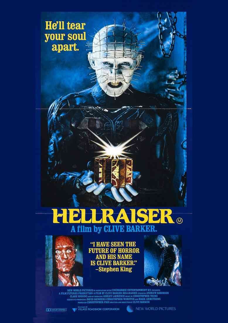 hellraiser 1 poster 02 A4 Photo Print