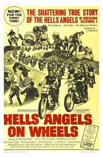 hells angels on wheels  01 film star poster A4 Photo Print