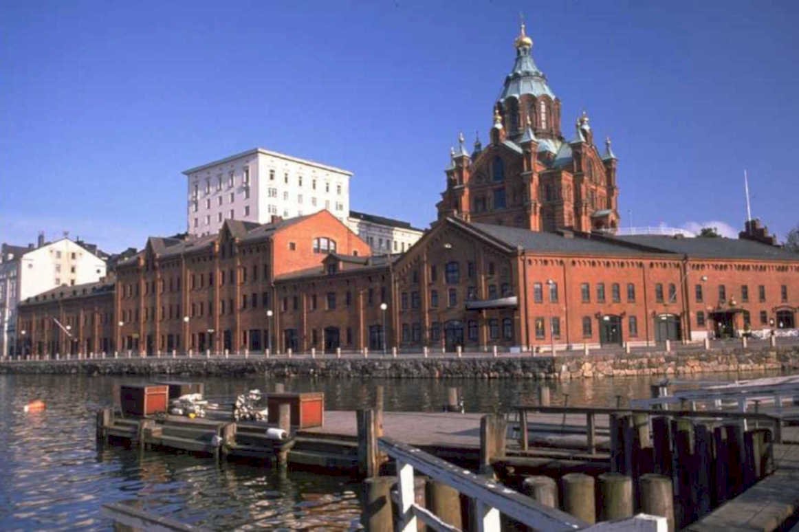 helsinki cathedral market 1980s 1990s A4 Photo Print