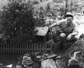 hemingway garden seagull Vintage world war A4 Photo Print