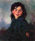 hen Gypsy Girl Art A4 Photo Print