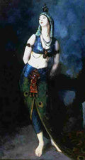 hen Ruth St Denis in Peacock Dance Art A4 Photo Print