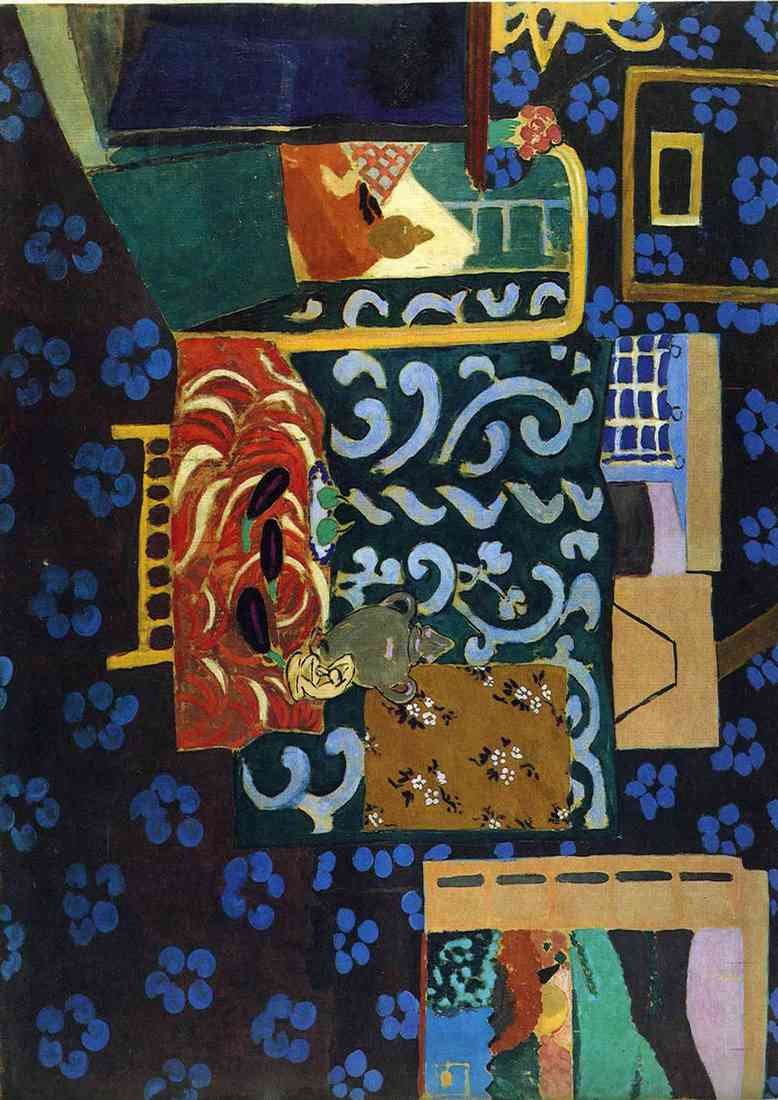 henri matisse interior with aubergines 91 long A4 Photo Print
