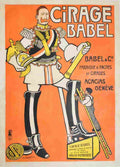henry claudius forestier cirage babel 1901 4 Advert A4 Photo Print