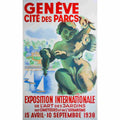 henry meylan geneve cite des parcs 1938 2 Advert A4 Photo Print