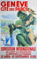 henry meylan geneve cite des parcs 1938 4 Advert A4 Photo Print