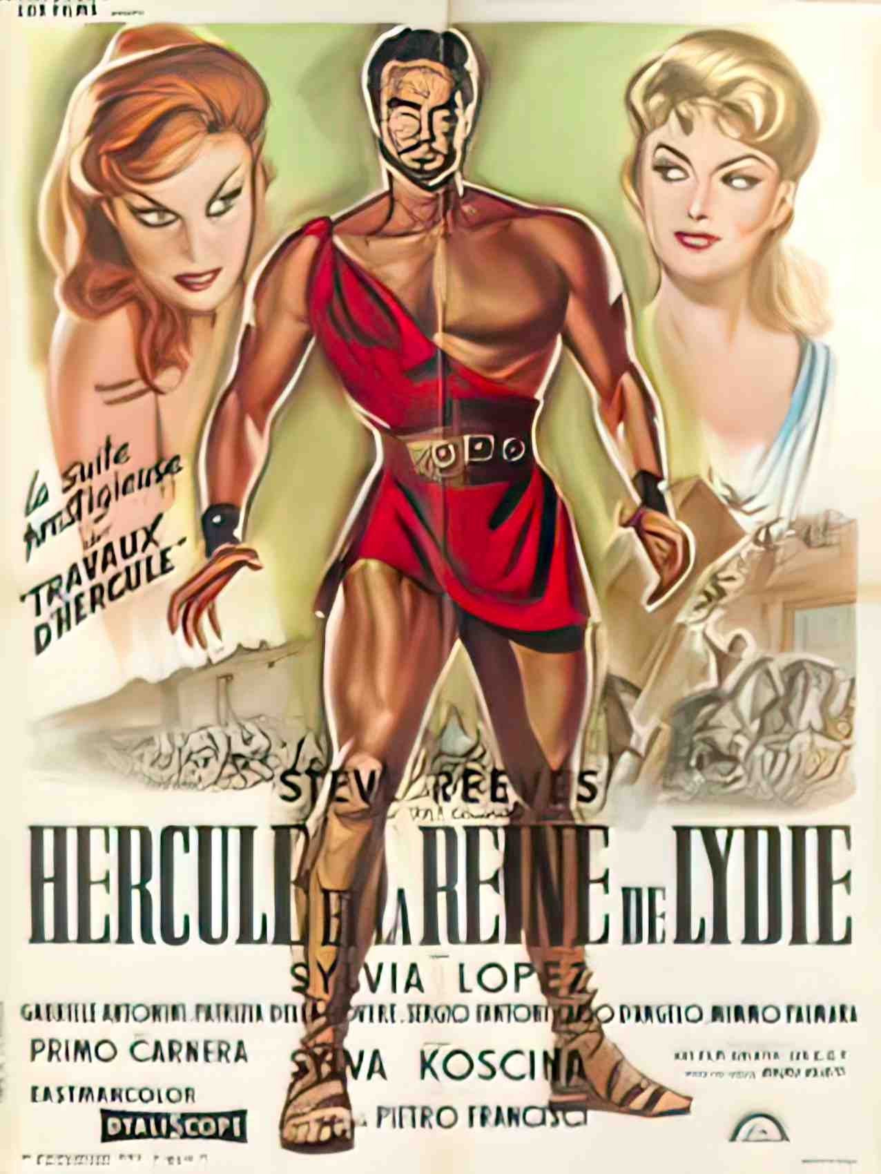 hercule et reine de lydie Advert A4 Photo Print