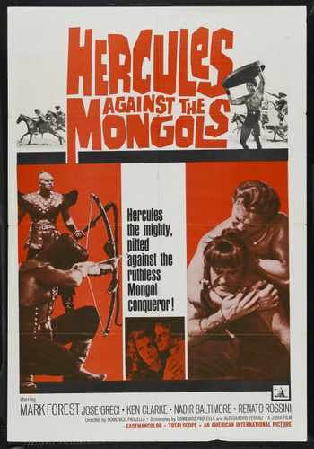 hercules against mongols  01 film star poster A4 Photo Print